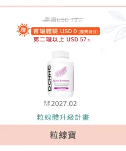 Mito Protect / 粒線寶膠囊 (穀胱甘肽前驅物) EXP 2027/02/28